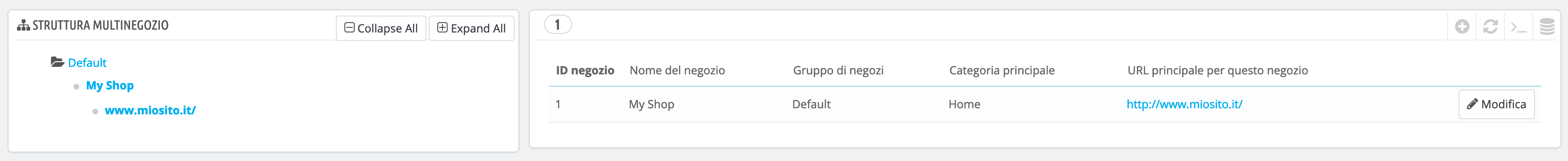 change name my shop prestashop
